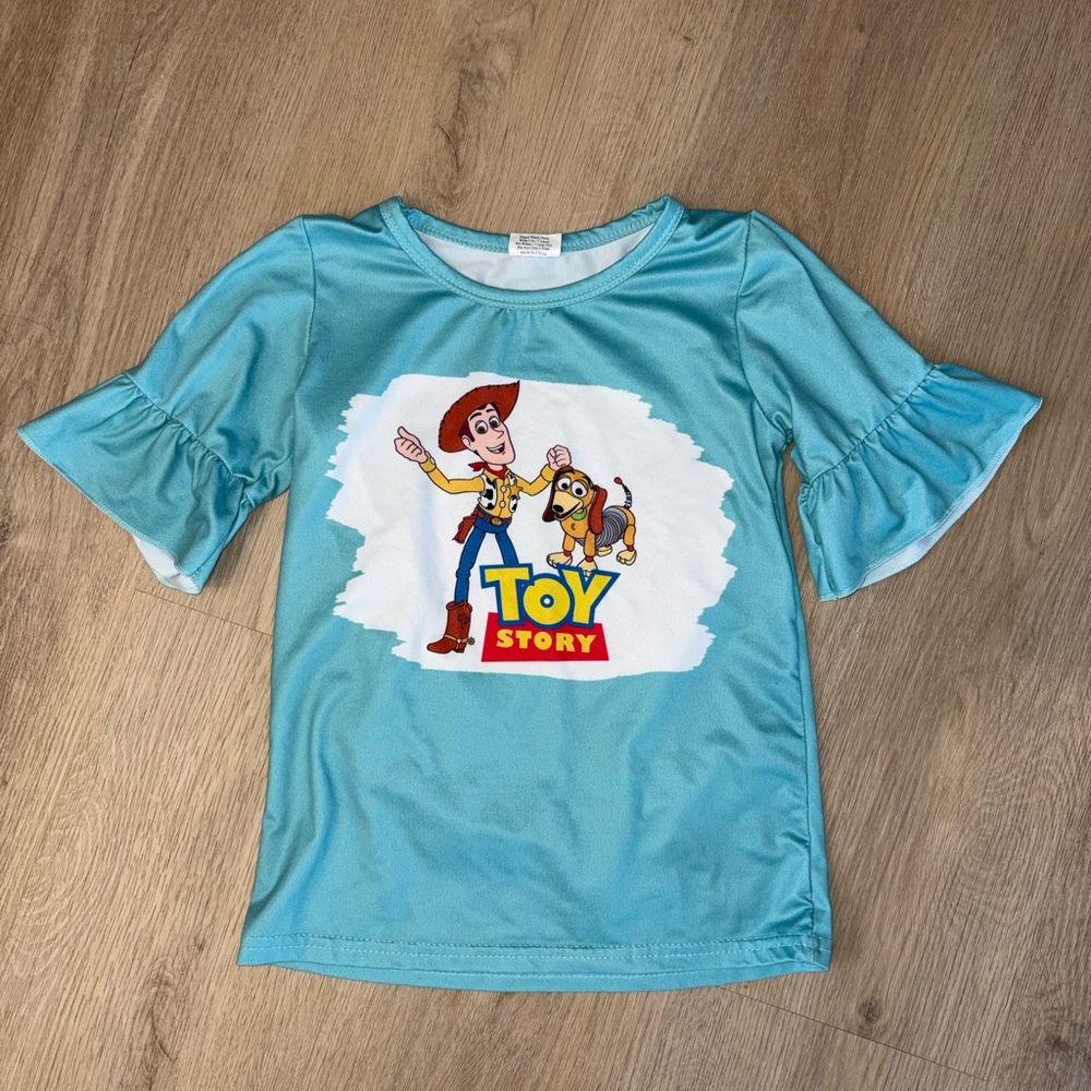 Toy Story Blue Ruffle Sleeve Shirt